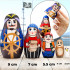 Pirates Nesting Dolls Set of 5 pcs - Pirate Party Decorations