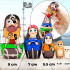 Pirates Nesting Dolls Set 5 pcs - Wooden Pirate Figurines