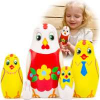 Educational nesting dolls