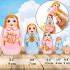 Angels Matryoshka Nesting Dolls Set of 5 Pcs - Angels Figurine Collectibles