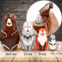 Forest Animal Nesting Dolls Set of 5 – Hand-Painted Wooden Toys