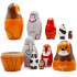 Wooden Exotic Animal Nesting Dolls
