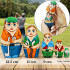 Golfers Wooden Russian Matryoshka - Funny Golf Gifts for Men - Golf Decor