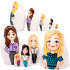Businesswomen - Matryoshka Doll Set, Gift for a Female Executive, Office Décor, 5 Pieces