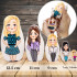 Businesswomen - Matryoshka Doll Set, Gift for a Female Executive, Office Décor, 5 Pieces