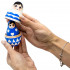 Blue Nesting Dolls Set of 5 pcs - Russian Dolls Blue Nursery Decor for Boys