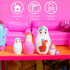 Pink Nesting Dolls for Set of 5 pcs - Russian Dolls Pink Room Decor