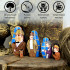 Sherlock Holmes Nesting Dolls Set of 5