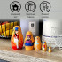 The Steadfast Tin Soldier Ballet Nesting Dolls Set 5 pcs - Ballet Figurines - Ballerina Doll Decor