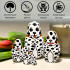 Dog Nesting Dolls Set 5 pcs - Matryoshka Dolls Dalmatian Dog Figurine