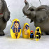 Egyptian-Themed Nesting Dolls