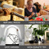 Black-and-White Geometric Animal Nesting Dolls