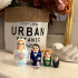 Wedding Nesting Dolls Set 5 pcs - Russian Dolls Bride and Groom, Matryoshka Dolls Wedding Gifts