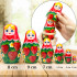 Nesting Doll with Strawberries Set of 6 pcs - Matryoshka Strawberry Themed Gifts