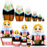 Traditional Belarusian Matryoshka Dolls Set – 6 Hand-Painted Wooden Nesting Dolls