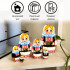 Traditional Belarusian Matryoshka Dolls Set – 6 Hand-Painted Wooden Nesting Dolls