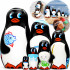 Wooden Nesting Dolls Penguin Set