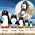Wooden Nesting Dolls Penguin Set