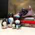 Wooden Nesting Dolls Penguin Set