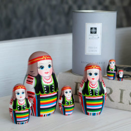 Collection «Belarusian Folk Costumes»: Matryoshka Domachevo Attire, 6-in-1