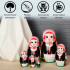 Matryoshka in Maladzyechna Folk Costume, Collector’s Series, Set of 6 pcs