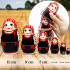 Matryoshka «Neglubka Attire», Set of 6 pcs. Collection «Traditional Women's Costumes of Belarus»