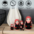 Matryoshka «Neglubka Attire», Set of 6 pcs. Collection «Traditional Women's Costumes of Belarus»