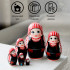 Matryoshka «Neglubka Attire», Set of 6 pcs. Collection «Traditional Women's Costumes of Belarus»