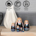 Belarussian Matryoshka Dolls in Novogrudok Traditional Dress with Ethnic Patterns Set 6 pcs