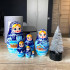 Winter Nesting Dolls 6-Piece Set