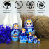 Winter Nesting Dolls 6-Piece Set