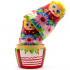 Handmade Russian Matryoshka Dolls with Hand Painted Lily Bouquet Set of 7 Pcs