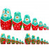 Matryoshka Nesting Dolls in Sunflower Sundress for Women -  Set of 7 pcs