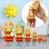 Matryoshka Doll in Slavic Traditional Dress with Ornaments Set of 7 pcs