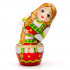 Matryoshka Doll in Slavic Traditional Dress with Ornaments Set of 7 pcs