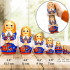 Matryoshka Doll in Norwegian Folk Costume Bunad Set of 7 pcs