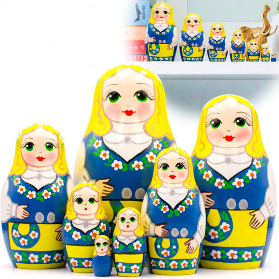 Matryoshka in Swedish National Costume