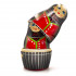 Wooden Matryoshka in Danish National Costume (Set of 7 Pieces)