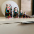 Nesting Dolls in Ukrainian Vyshyvanka for Women Set of 7 pcs