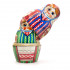 Matryoshka Doll in Belarussian Festive Dress with Ornament- Nesting Dolls Set of 7 pcs