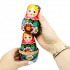 Russian Nesting Dolls Set 7 pcs - Russian Nesting Babushka Dolls with Flowers