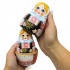Wooden Russian Matryoshka Doll in Folk Slavic Outfit with Spikelets Set 7 pcs