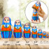 Russian Nesting Dolls in Dirndl Dresses Women Set of 7 pcs - Matryoshka Nesting Dolls in German Dirndl Dress for Women