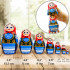 Polish Nesting Dolls Set of 7 pcs - Matryoshka Dolls in Polish Costumes with Ornaments