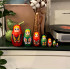Butterflies Russian Nesting Dolls Set 7 pcs - Matryoshka Dolls with Butterfly Decorations