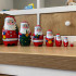 Santa Nesting Dolls Set of 7 pcs - Russian Dolls with Santa Claus Decoration