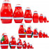 Santa Nesting Dolls Set of 7 pcs - Russian Dolls with Santa Claus Decoration