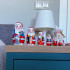 Wooden Christmas Nesting Dolls Set of 7 Pcs