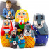 Wooden Nesting Dolls Set of 7 Pcs Little Red Riding Hood Hand-Painted