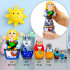 Wooden Nesting Dolls Set of 7 Pcs Little Red Riding Hood Hand-Painted
